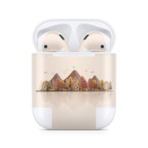 Mountains Apple Airpod Skins, Beige Airpods Sticker for airpods 1 & 2 Vinyl 3m, Airpods skin earbuds, Airpods Protective Full wrap Cover - Tackydesign